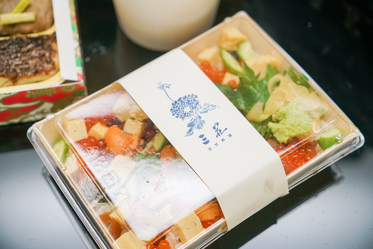 台北日本料理｜美的冒泡的珠寶盒散壽司、外帶日式便當推薦『三花日本料理』 @梅格(Angelababy)享樂日記