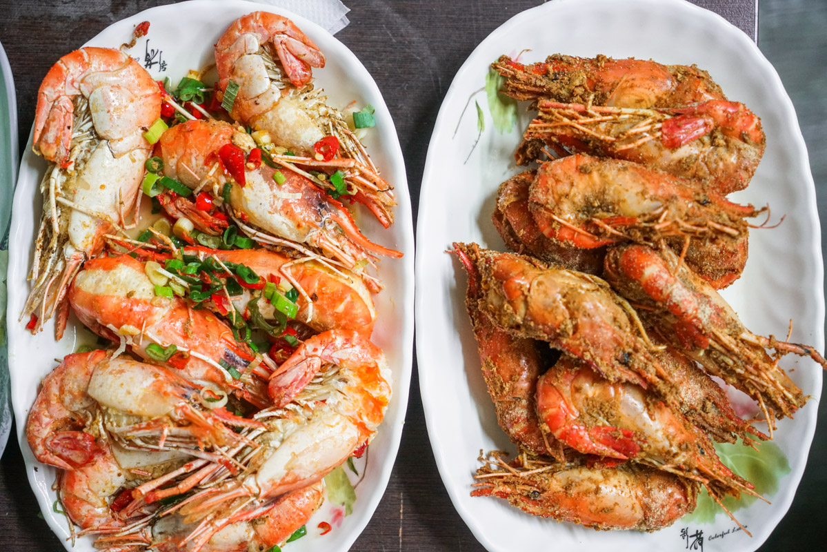 中和美食｜愛吃胡椒蝦、泰國蝦推薦『景安路活蝦之家』菜單、中和外帶人氣美食 @梅格(Angelababy)享樂日記