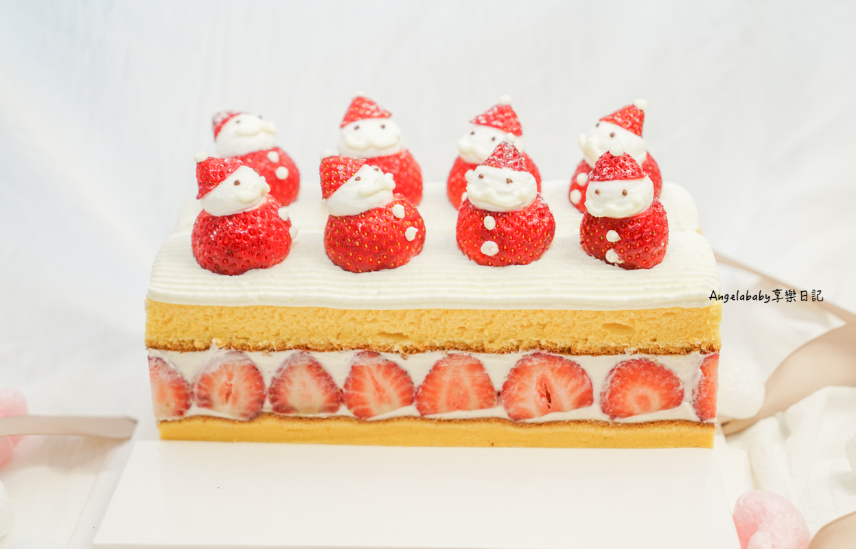 草莓控必吃的限量排隊甜點『耶誕老人草莓生乳蛋糕』耶誕限量版甜點！士林最夯蛋糕店『士林宣原蛋糕專賣店』 @梅格(Angelababy)享樂日記
