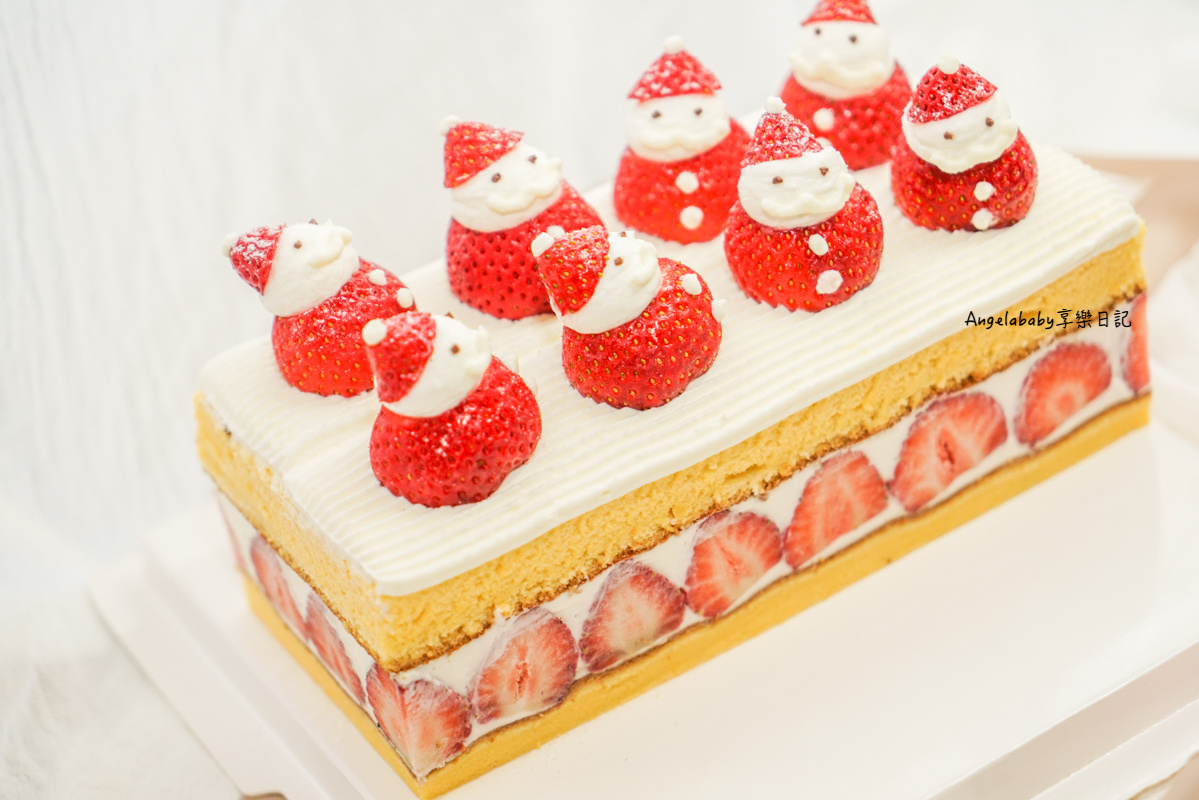 草莓控必吃的限量排隊甜點『耶誕老人草莓生乳蛋糕』耶誕限量版甜點！士林最夯蛋糕店『士林宣原蛋糕專賣店』 @梅格(Angelababy)享樂日記