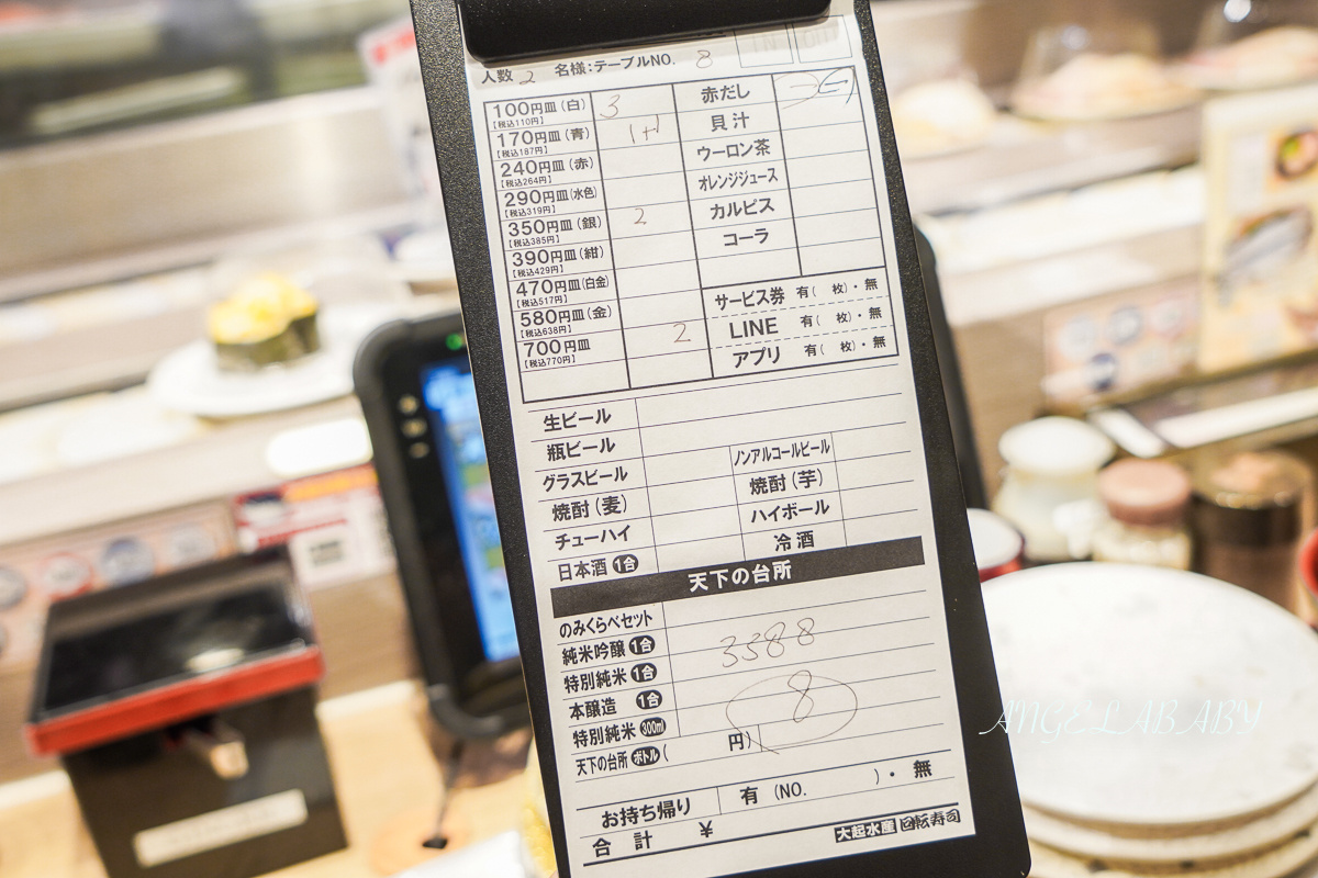 日本必吃迴轉壽司｜每盤只要100日幣起『大起水產』菜單、京都美食 @梅格(Angelababy)享樂日記