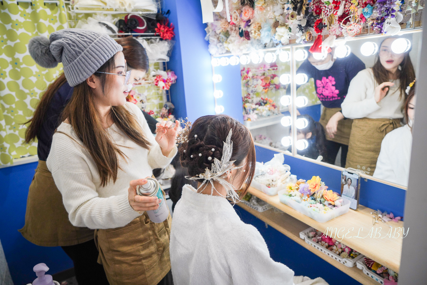 東京和服拍攝推薦『和服浴衣體驗館hanayaka』價格、預約優惠、免費髮型髮飾 專業攝影師團 @梅格(Angelababy)享樂日記