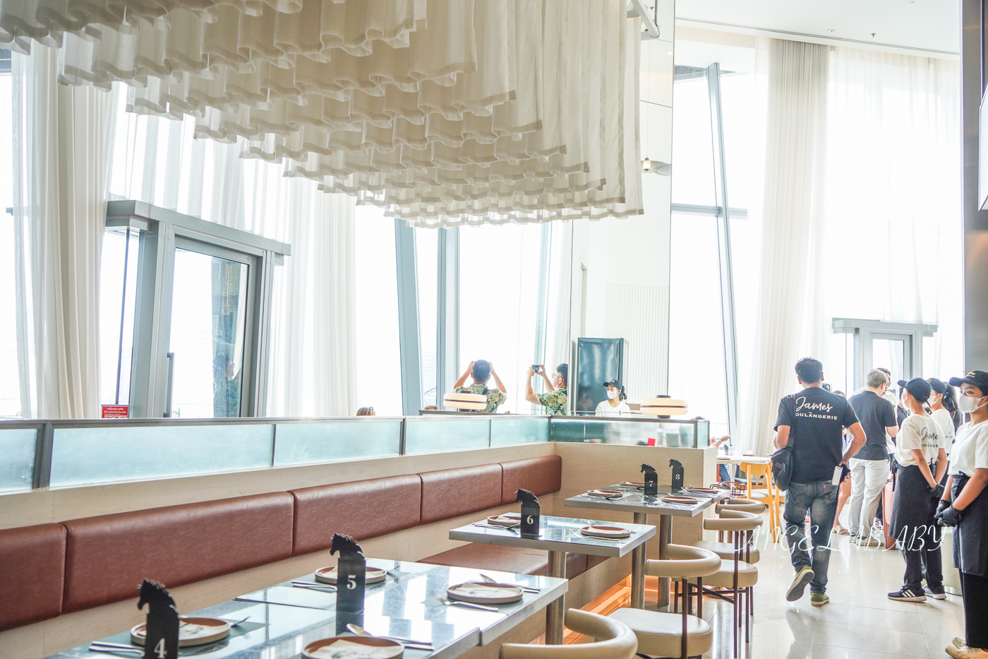 曼谷美食｜牛角包界天花板『James Boulàngerie』ICONSIAM 6 樓的湄南河景觀餐廳 @梅格(Angelababy)享樂日記