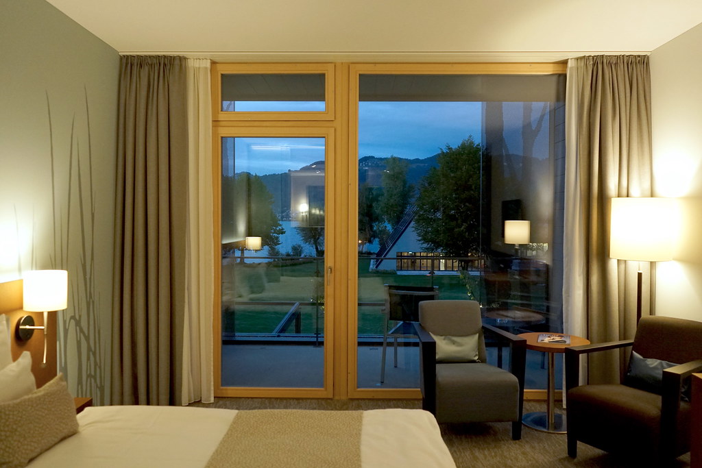 瑞士擁有湖泊的度假飯店 Deltapark Vitalresort（德爾塔公園維塔爾度假酒店） ＃湖景陽台房太浪漫 @梅格(Angelababy)享樂日記