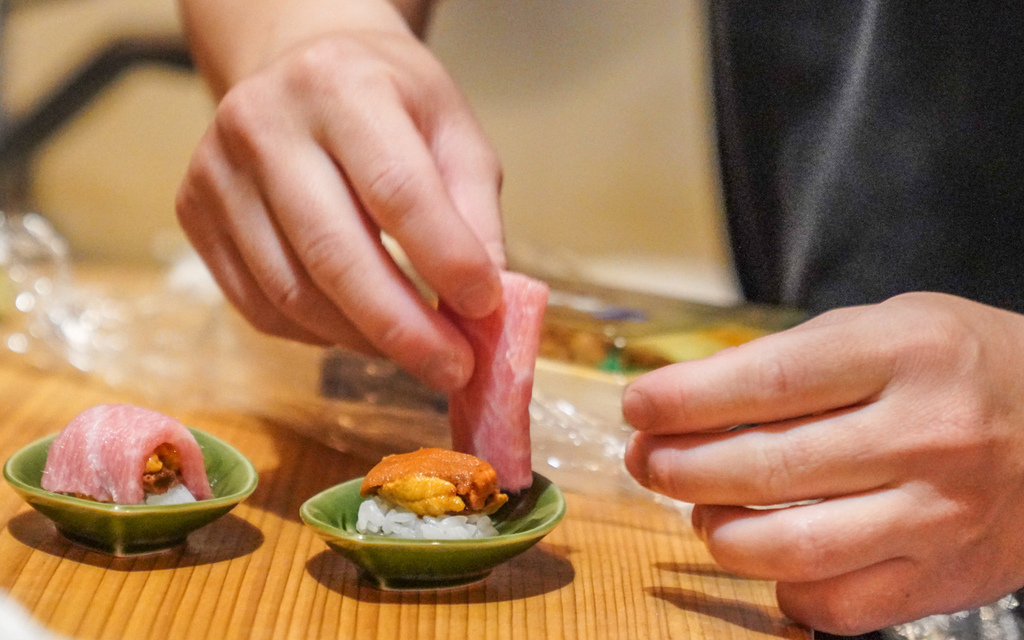 新莊第一無菜單日本料理『觀醬手 · 寿司』Google分數高達4.7顆星當之無愧、平價日本漁獲無菜單料理推薦 @梅格(Angelababy)享樂日記